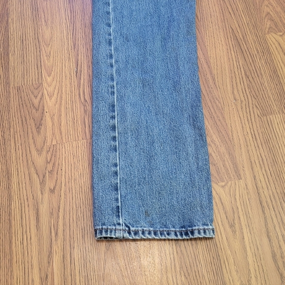 Levi's 505 Men's Straight Jeans Classic Blue Denim W30 L32 Relaxed Fit B48 - Picture 2 of 10